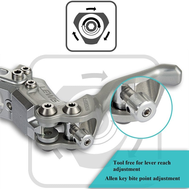 Lewis LV2 Performance 2 Piston Hydraulic Disc Brakes