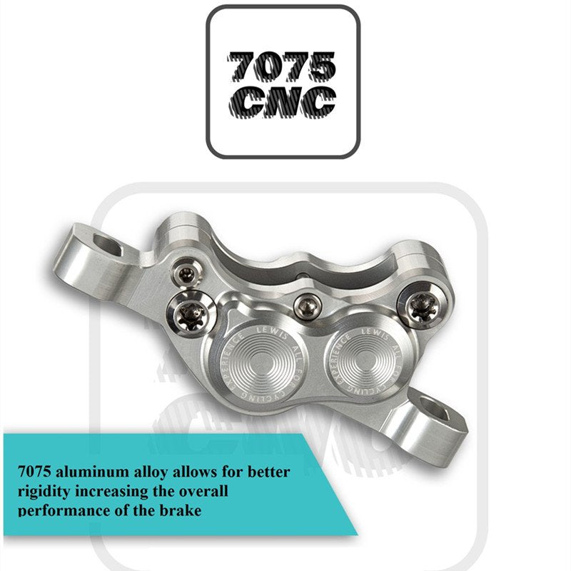 Lewis LV4 Performance 4 Piston Hydraulic Disc Brake